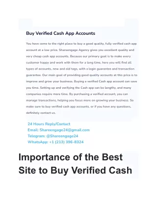 Buy Verified Cash App Accounts