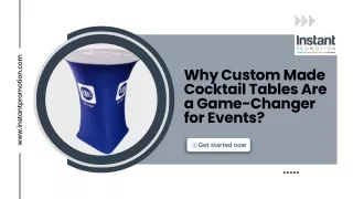 Why Custom Made Cocktail Tables Are a Game-Changer for Events
