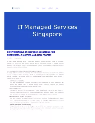 Comprehensive IT Helpdesk Solutions for Businesses, Charities, and Non-Profits