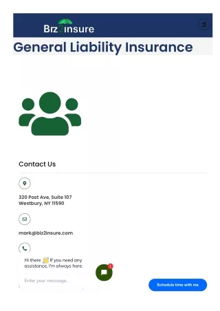 General Liability Insurance New York