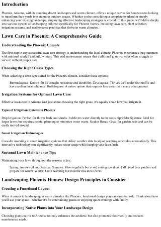 Transform Your Yard: Effective Landscaping Strategies for Phoenix Homes