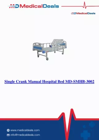 Single-Crank-Manual-Hospital-Bed-MD-SMHB-3002