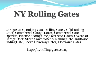 Commercial Security Gates