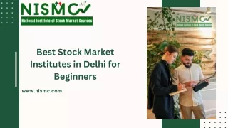 Best Stock Market Institutes in Delhi for Beginners