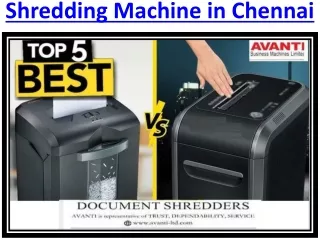 What is Shredder Or Shredding Machine?