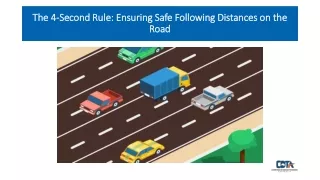 The 4-Second Rule  Ensuring Safe Following Distances on the Road