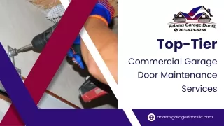 Top-Tier Commercial Garage Door Maintenance Services