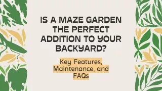 Is a Maze Garden the Right Fit for Your Home Landscape?