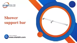 Shower support bar