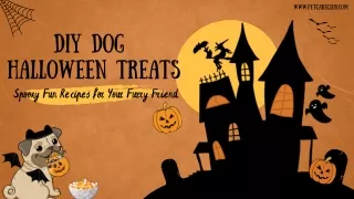 Easy and Quick DIY Pet-Friendly Dog Halloween Treats!