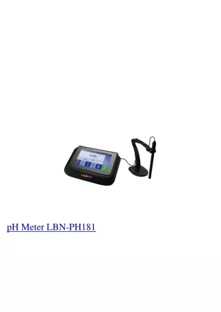 pH-Meter-LBN-PH181 .