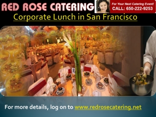 Corporate Lunch San Francisco