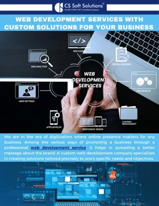 Web Development Services with Custom Solutions for Your Business