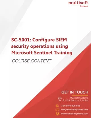 Configure SIEM security operations using Microsoft Sentinel (SC-5001)