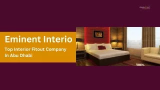 EMINENT INTERIO - Office Fit Out in UAE