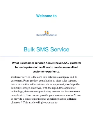 What is customer service? A must-have CAAC platform for enterprises in the AI er