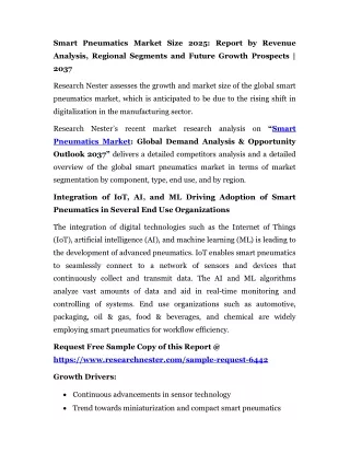 Smart Pneumatics Market