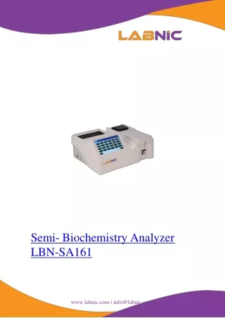Semi--Biochemistry-Analyzer-LBN-SA161