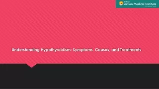 Understanding Hypothyroidism: Symptoms, Causes, and Treatments