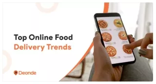 Global Food Delivery Market Analysis Trends