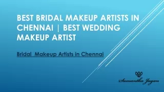 Best Bridal Makeup Artists in Chennai | Best Wedding Makeup Artist