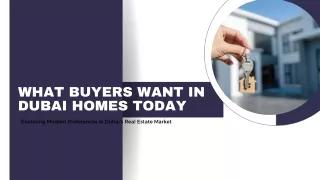 Trends in Design What Buyers Want in Dubai Homes Today