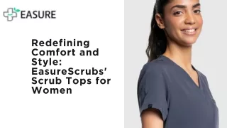 Redefining Comfort and Style EasureScrubs' Scrub Tops for Women