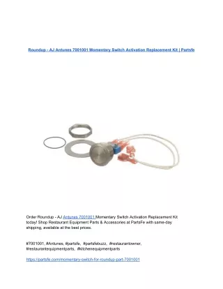 Roundup - AJ Antunes 7001001 Momentary Switch Activation Replacement Kit _ Partsfe