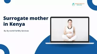 Surrogate mother in Kenya