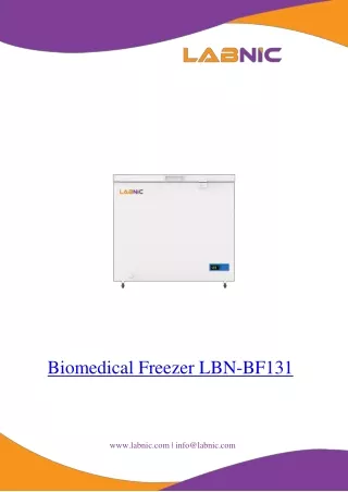 Biomedical-Freezer-LBN-BF131