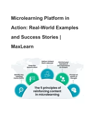 Microlearning Platform in Action_ Real-World Examples and Success Stories _ MaxLearn