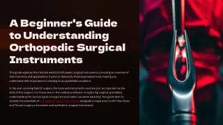 Orthopedic Surgical Instruments