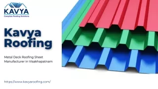 Roofing Sheet Manufacturers in Visakhapatnam - Kavya Roofing