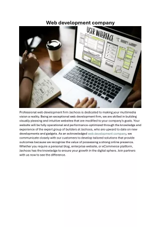 web development company