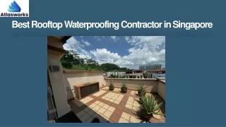 Leading Rooftop Waterproofing Solutions in Singapore | Atlas Works