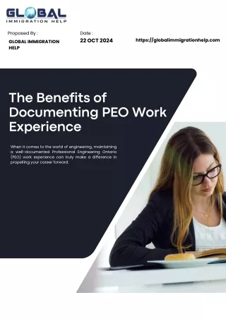 The Benefits of Documenting PEO Work Experience