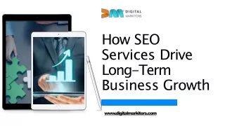 How SEO Services Drive Long Term Business Growth