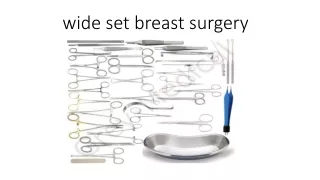 wide set breast surgery
