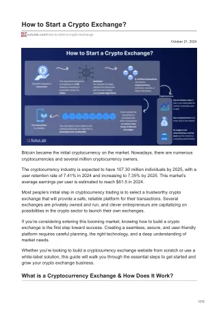 How to Start a Crypto Exchange