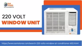 Why a 220 Volt Window Unit is Perfect for Cooling Large Spaces