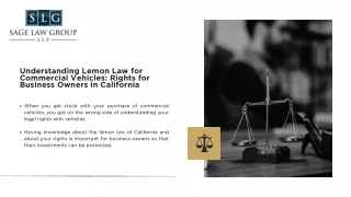 Understanding Lemon Law for Commercial Vehicles Rights for Business Owners in California