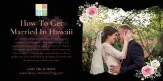 How To Get Married In Hawaii