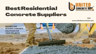 Best Residential Concrete Suppliers