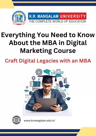 Everything You Need to Know About the MBA in Digital Marketing Course
