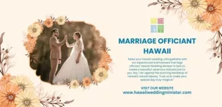 Marriage Officiant Hawaii