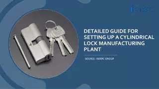 Prefeasibility Report on a Cylindrical Lock Manufacturing Unit PDF