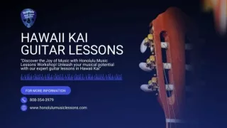 Hawaii kai Guitar Lessons