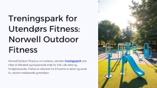 Treningspark for Utendørs Fitness Norwell Outdoor Fitness