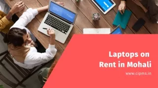 Laptops on Rent in Mohali