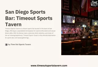 Catch the Action: San Diego's Premier Sports Bar!